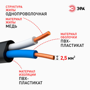 Кабель  ВП2-2,5-50