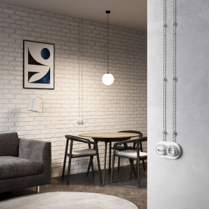 Изолятор Vintage белый матовый W6433401