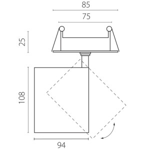 Спот Alta Base A5447RS