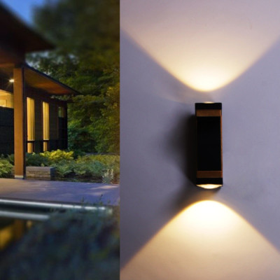 Архитектурная подсветка  86811-9.2-002TL COB2*3W BK GD