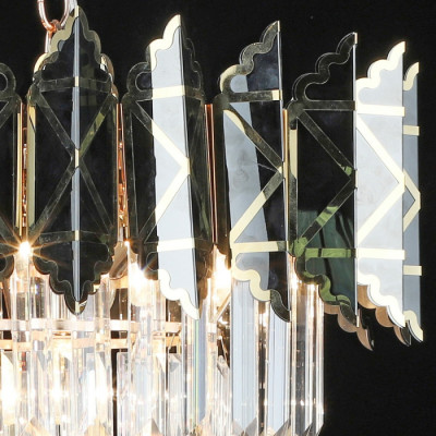 Подвесная люстра  02202-0.4-05 FGD+BK