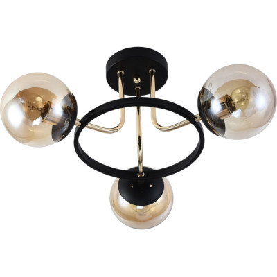 Потолочная люстра  01344-0.3-03 BK+FGD